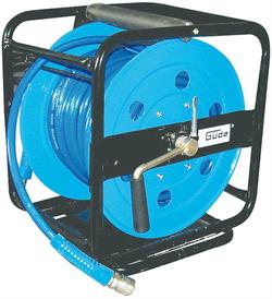 Tromle med 30 m trykluftslange