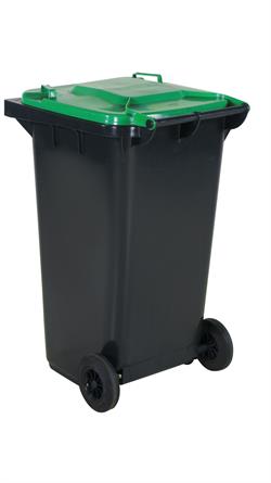 Affaldsspand 240 L, grønt låg