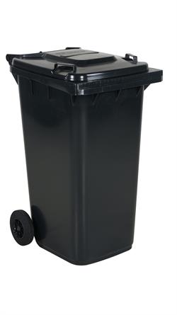 Affaldsspand 240 L, grått lock