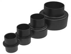 Adaptersæt til udsugningsanlæg 100-28 4 stk.