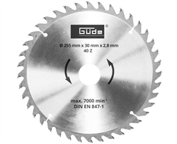 TRÆSAVBLAD HM 255x30x40T