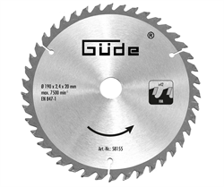 Træsavklinge HM 190x20x42T