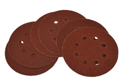 Velcro excentrisk slibeskive sæt 125 mm 6 stk.