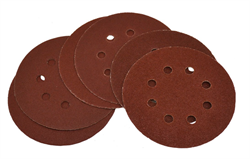 Velcro excentrisk slibeskive sæt 125 mm 6 stk.