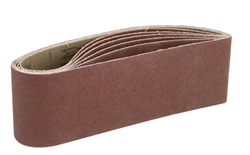 Slibebånd 76x533 mm sæt 6 stk.