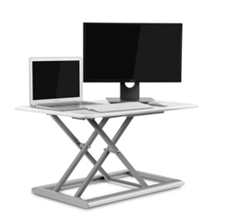 WERGON - Vincent - Justerbar Ergonomisk hæve/sænke møbel til bord/arbejdsplads - Hvid