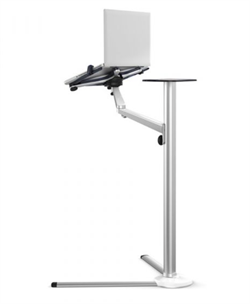 WERGON - Milo - Laptop / iPhone / tablet - Justerbar Design - Alu holder H:31-95cm - Sølv