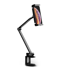 WERGON - Wave - iPhone / Smartphone / Tablet - Aluminium Fleksibel Desktop Design holder 7-13" - Sort