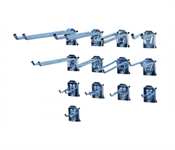 Dobbeltkrog 200x20 mm, 3 stk