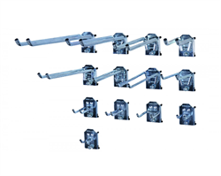 Dobbeltkrog 150x20 mm, 3 stk