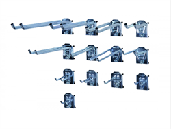 Dobbeltkrog 200x15 mm, 3 stk