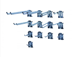 Dobbeltkrog 100x25 mm, 3 stk