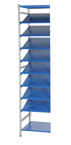 Hyldesæt 8; 8 hjørnehylder 500mm forlængelse