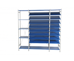 Hyldesæt 8; 8 hjørnehylder 500mm forlængelse