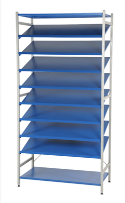 Hyldesæt 5; 8 hjørnehylder 1000 mm dybe