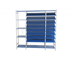 Hyldesæt 5; 8 hjørnehylder 1000 mm dybe