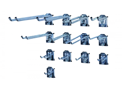 Dobbeltkrog 38x7 mm, 3 stk