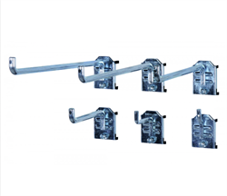 Enkelt krog 100 mm, 3 stk